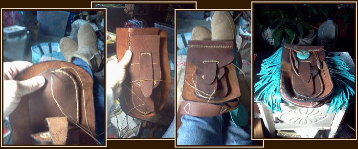 WORKING ON A HOLSTER POUCH