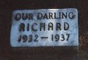 Picture of Richard's Headstone