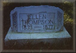 Picture of Ellen's Headstone